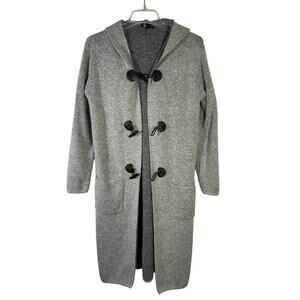 Kristine Long Cardigan Hooded Jacket Size S/M